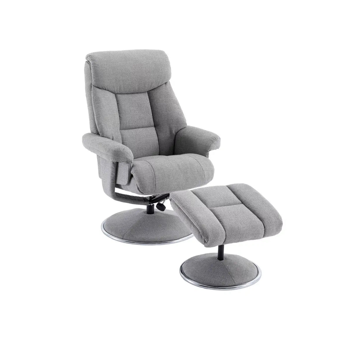 Bridge Fabric Swivel Chair and Footstool – Laura & Ashley