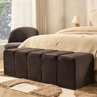 Brixton Bench Black & Feather - Cappuccino