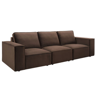 Brooklyn 3 Seater Sofa - Cappuccino – Feather & Black