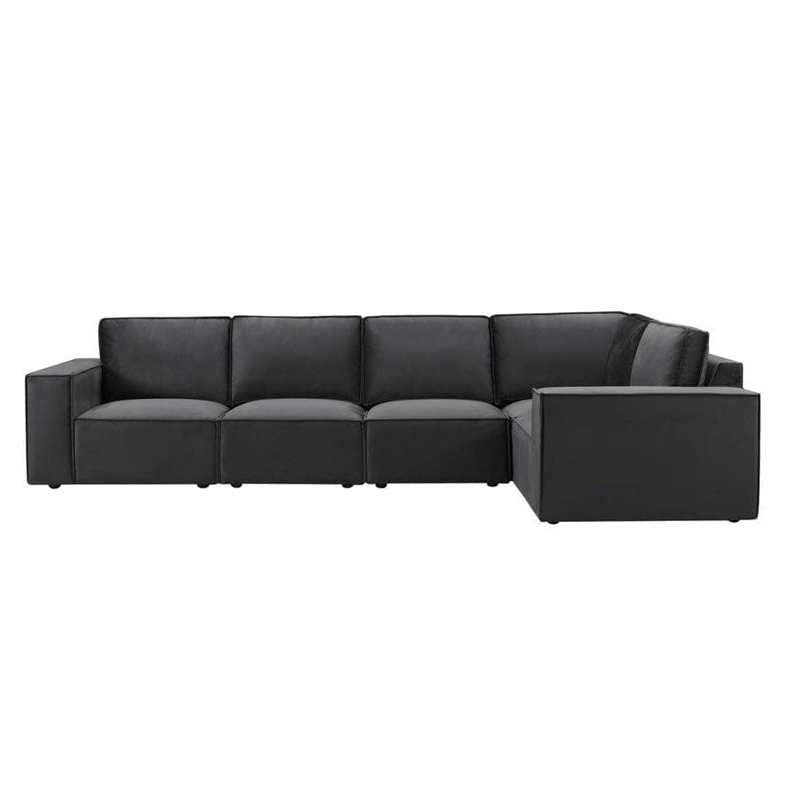 Brooklyn Large Right Hand L-Shape Sofa - Ink – Feather & Black