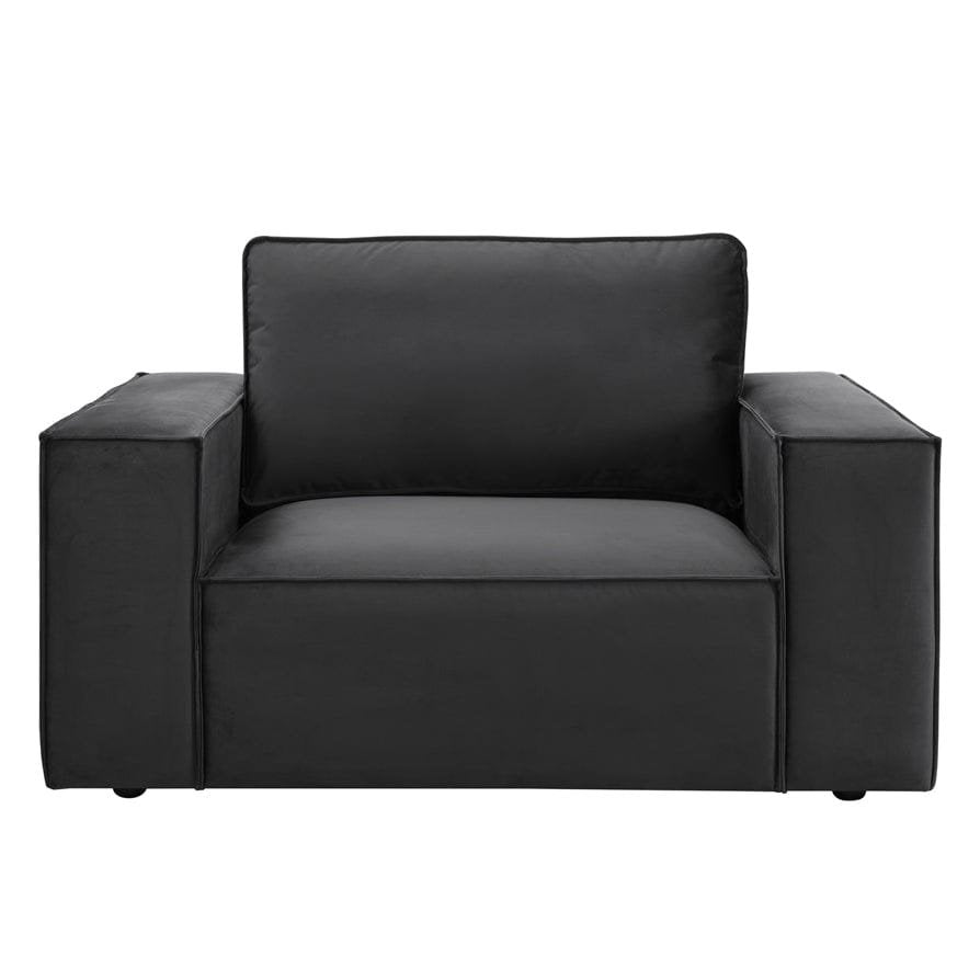 Brooklyn Loveseat - Ink – Black & Feather