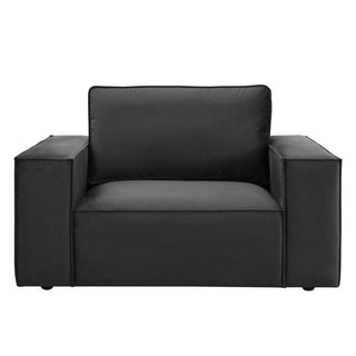 Brooklyn Loveseat - Ink – Black & Feather