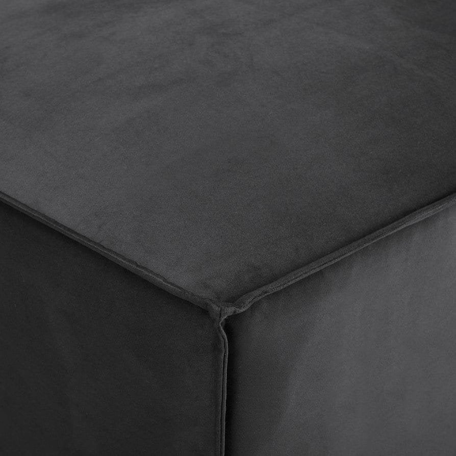 Brooklyn Pouffe - Ink – Feather & Black