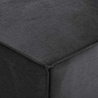 Brooklyn Pouffe - Ink – Feather & Black