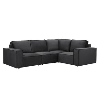Brooklyn Small Right Hand L-Shape Sofa - Ink – Feather & Black