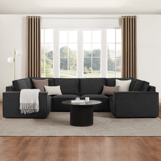 Brooklyn U-Shape Sofa - Ink – Black & Feather