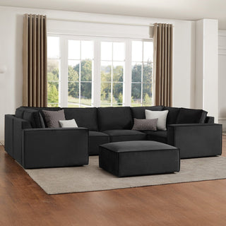 Brooklyn U-Shape Sofa - Ink – Black & Feather
