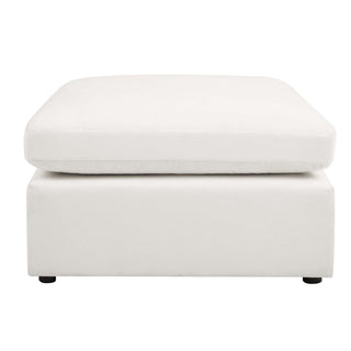 Cairo Feather Pouffe - Vanilla – Feather & Black