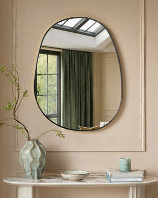Caspian black pond wall mirror – Laura Ashley UK