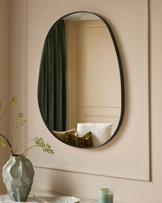 Caspian black pond wall mirror – Laura Ashley UK