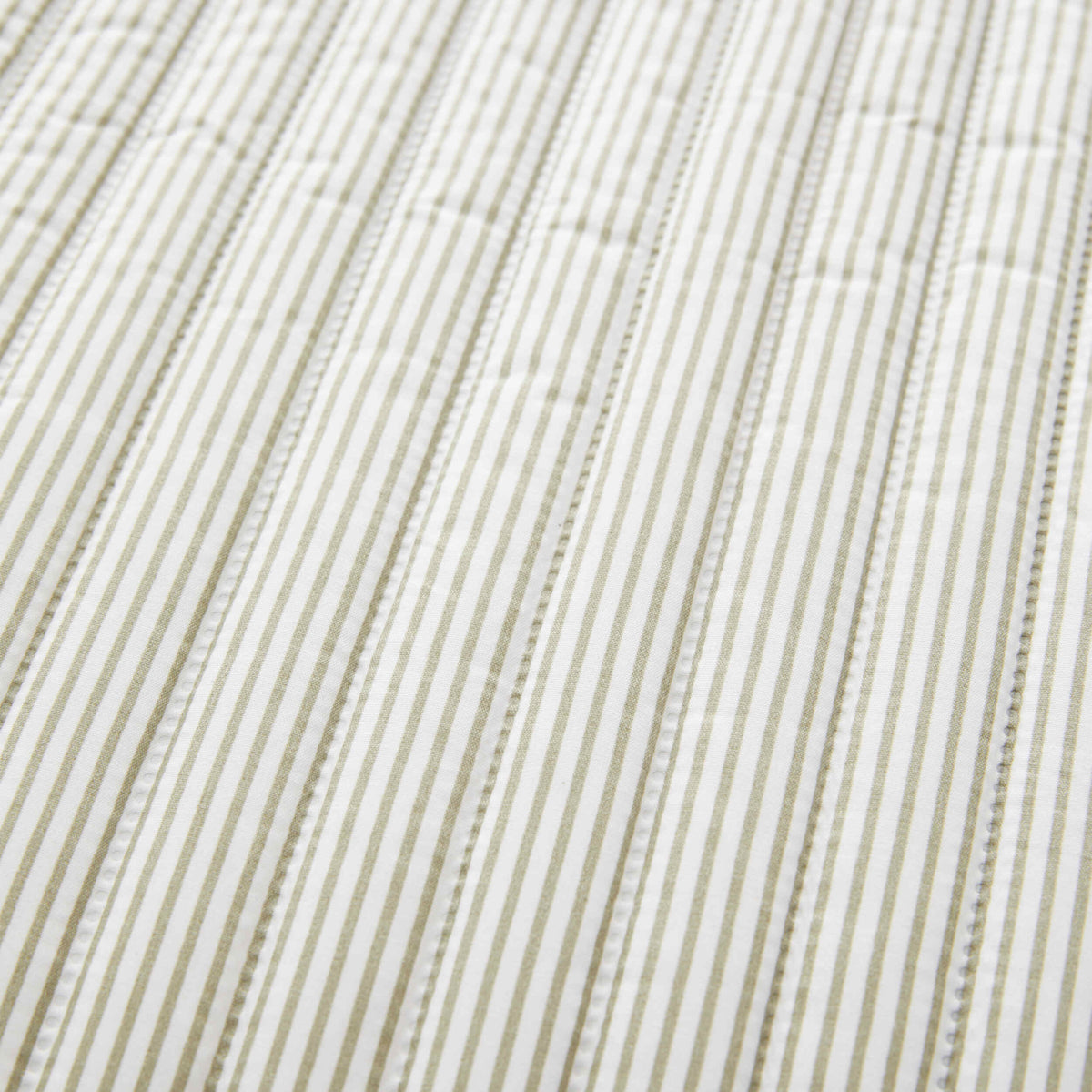 Catherine Lansfield Stripe Laura Ashley UK Bedspread - Green
