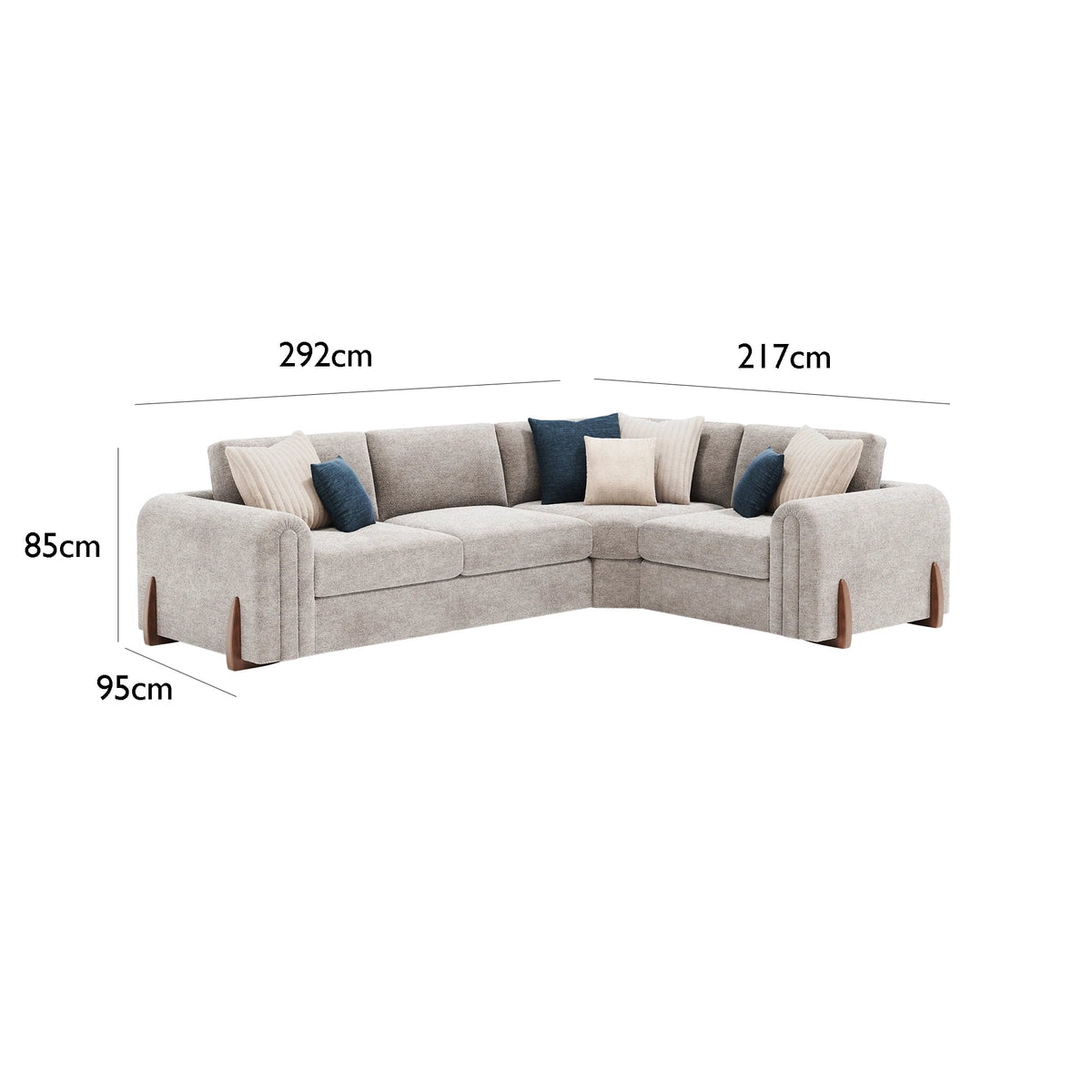 Cavendish 2 Corner 1 Fabric Sofa – Laura Ashley