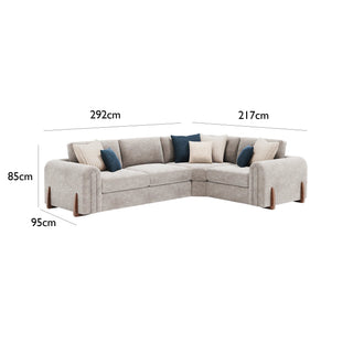 Cavendish 2 Corner 1 Fabric Sofa – Laura Ashley