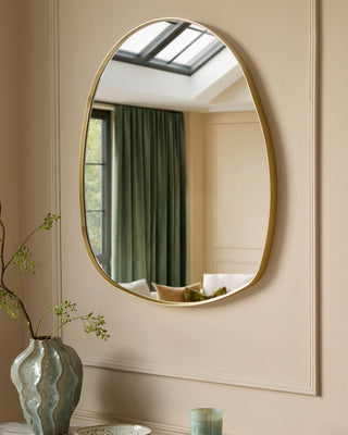 Channing gold Laura Ashley pebble wall mirror