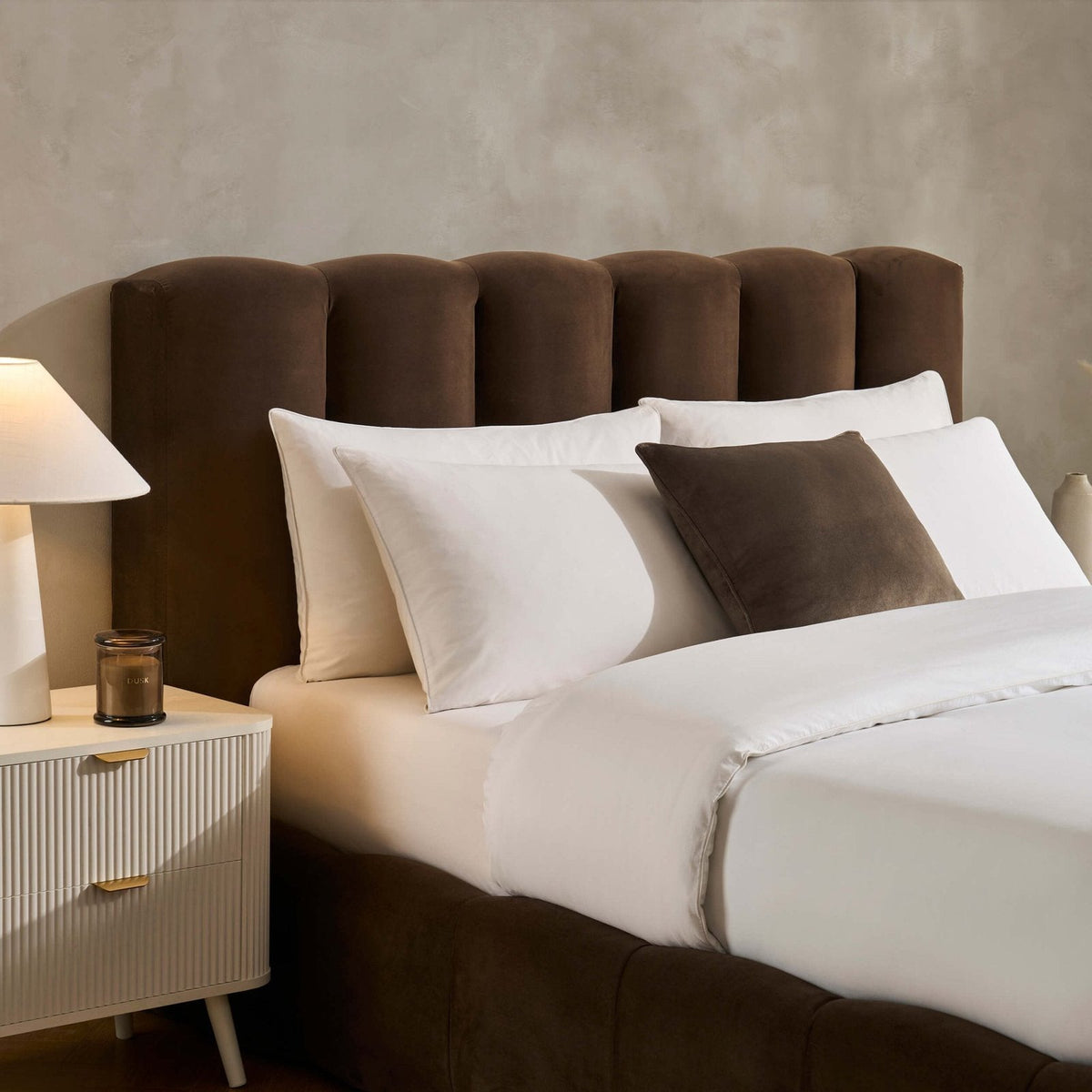 Cheshire Ottoman Storage Bed - Cappuccino – Black & Feather