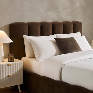 Cheshire Ottoman Storage Bed - Cappuccino – Black & Feather