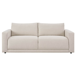 Chicago 3 Seater Black & Feather Sofa - Beige
