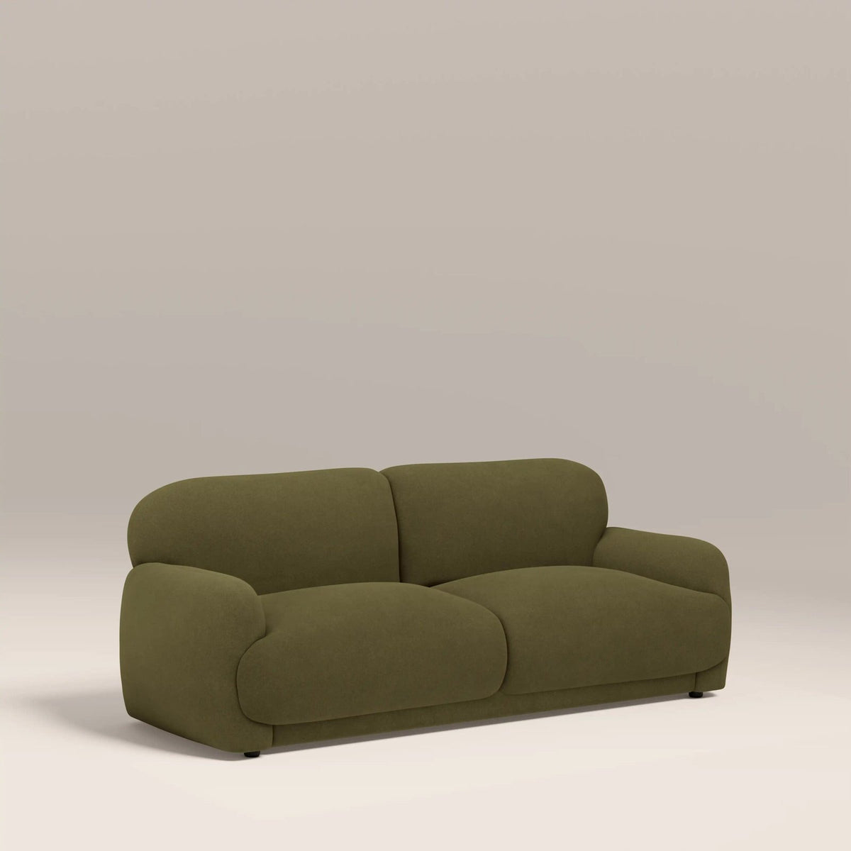Cloud 2 Seater Sofa | Moss Green Sustainable Mohair Velvet – Laura Ashley UK