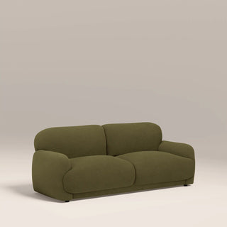 Cloud 2 Seater Sofa | Moss Green Sustainable Mohair Velvet – Laura Ashley UK
