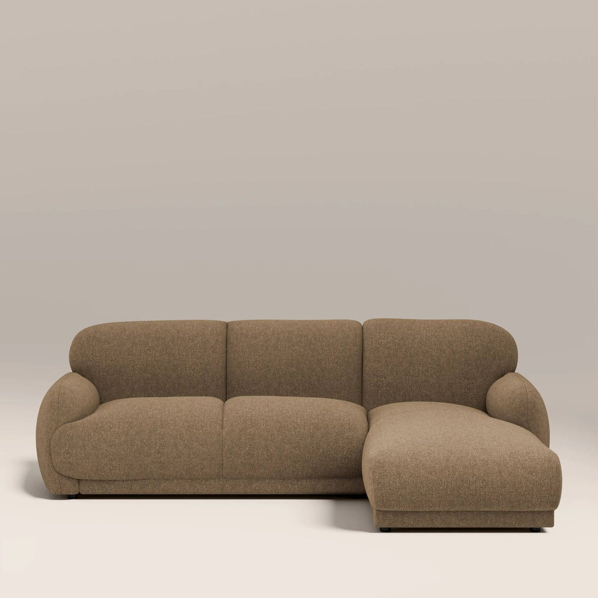 Cloud Right Hand Chaise Laura Ashley UK Sofa | Speckled Cappuccino Boucle