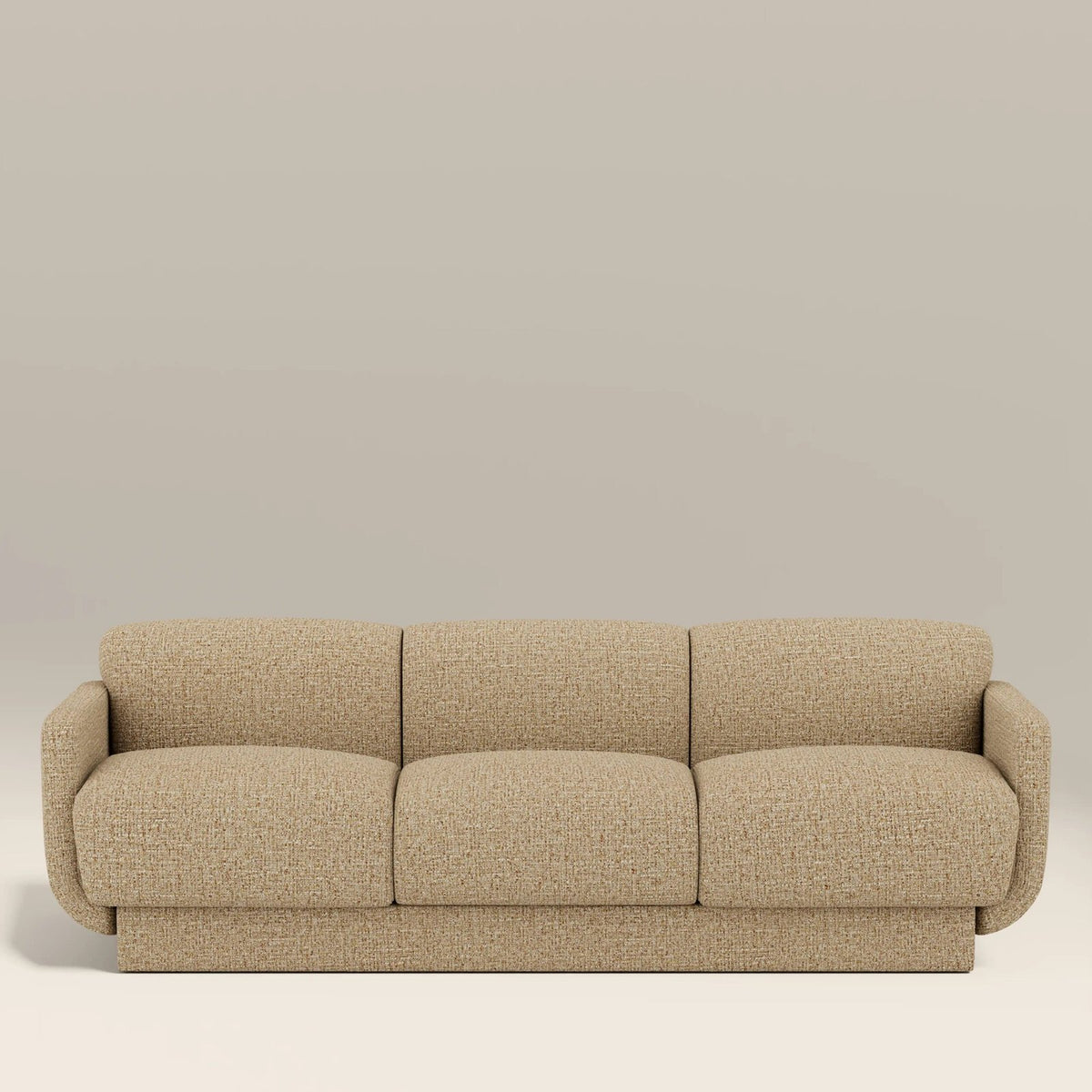Connick 3 Seater Sofa Laura Ashley UK | Speckled Latte Boucle