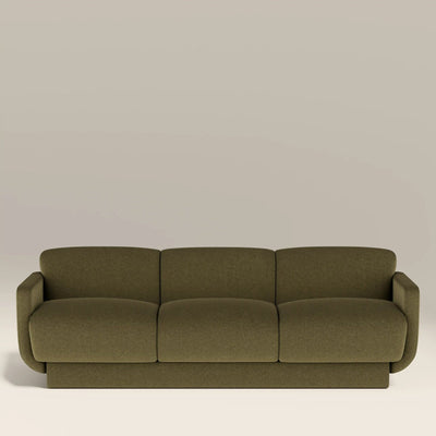 Connick 3 Seater Sofa | Moss Green Sustainable Mohair Velvet – Laura Ashley UK