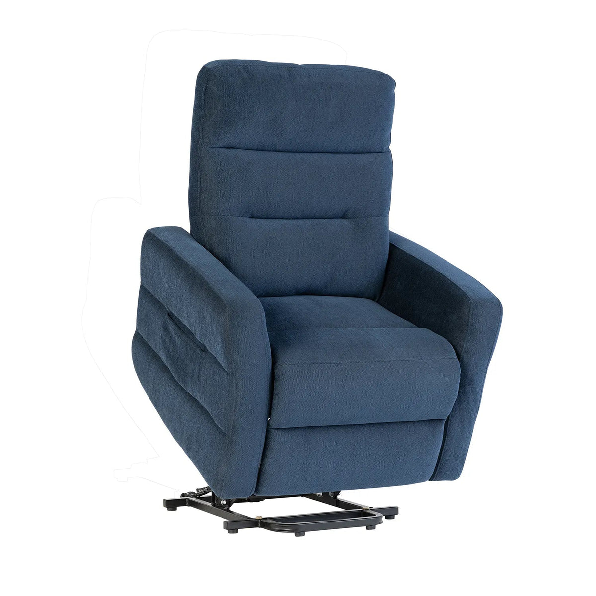Crewe Blue Fabric Tilt and Rise Electric Recliner Chair – Laura & Ashley