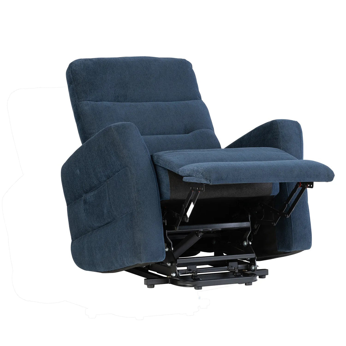 Crewe Blue Fabric Tilt and Rise Electric Recliner Chair – Laura & Ashley