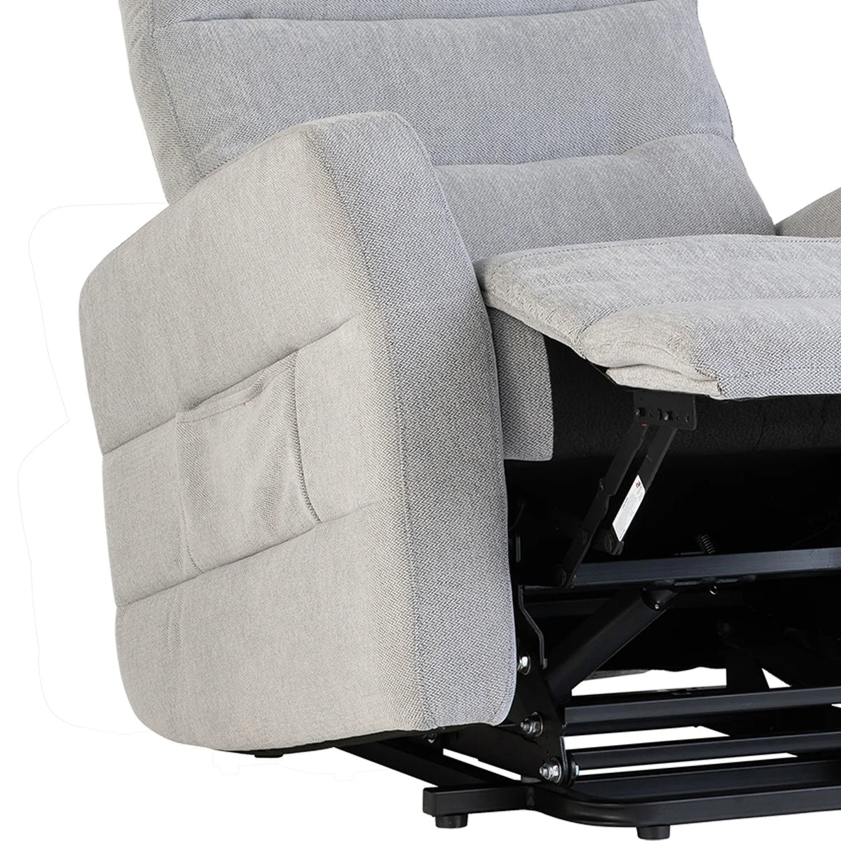 Crewe Silver Fabric Tilt and Rise Electric Recliner Chair – LauraAshley
