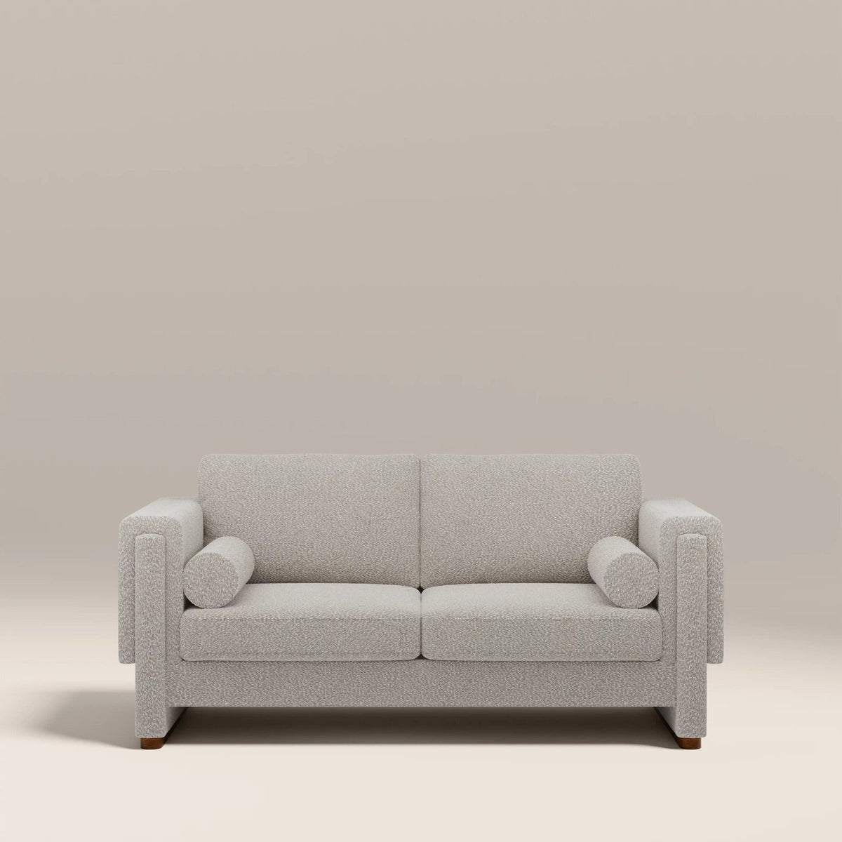 Laura Ashley Ava 2 Seater Sofa Bed | Speckled Stone Sustainable Boucle