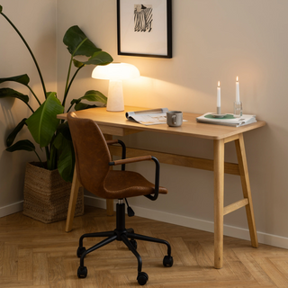 Laura Ashley Barnett Wooden 1 Drawer Desk | Oak