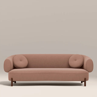 Laura Ashley Hallfield 3 Seater Sofa | Blush Pink Sustainable Velvet
