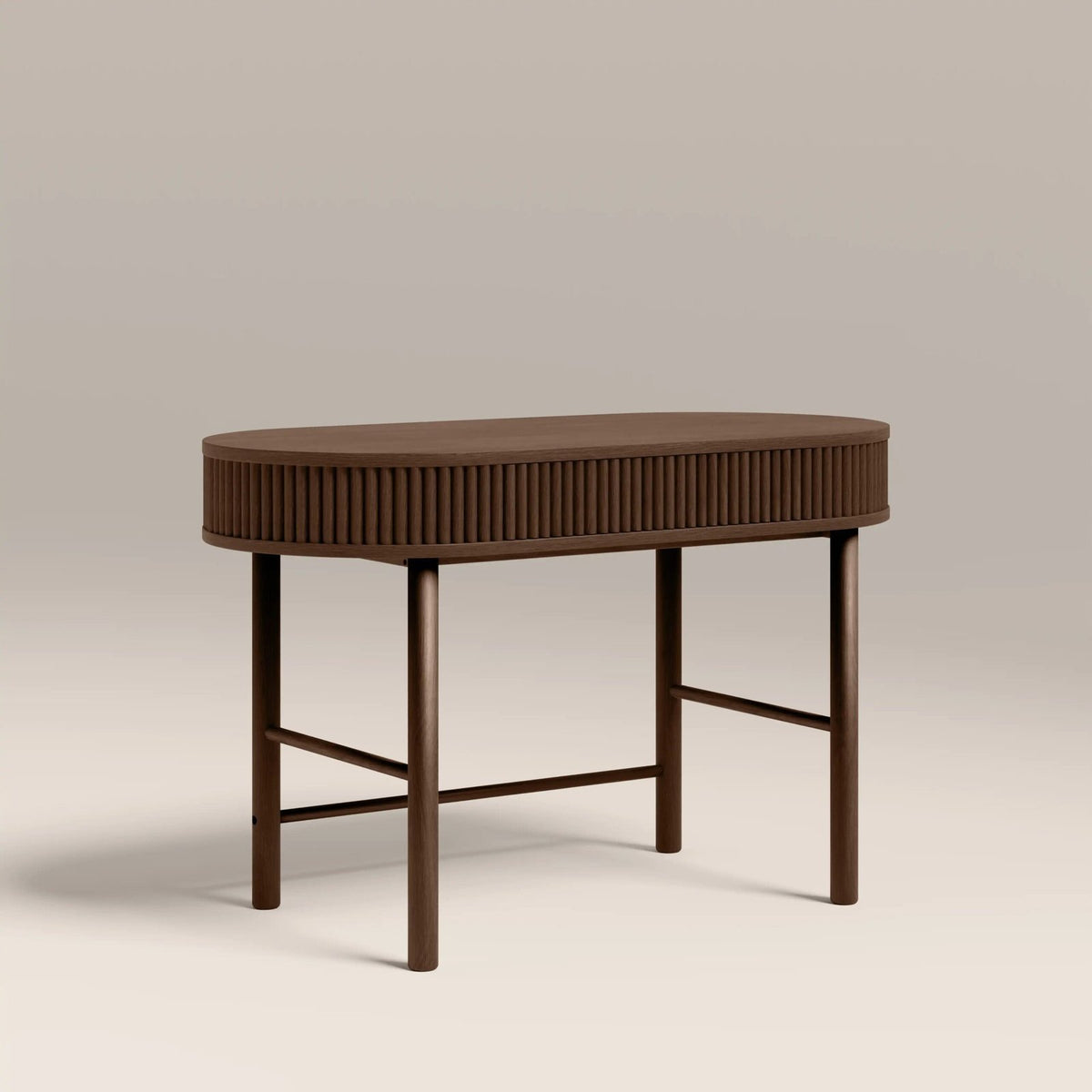 Laura Ashley Santana Wooden Desk | Smoked Walnut