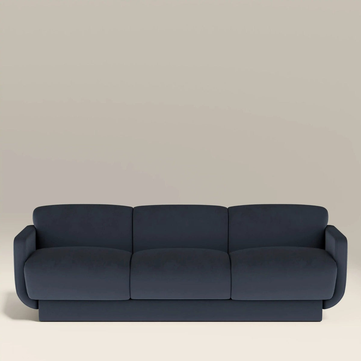 Laura Ashley UK Connick 3 Seater Sofa | Dark Blue Sustainable Velvet
