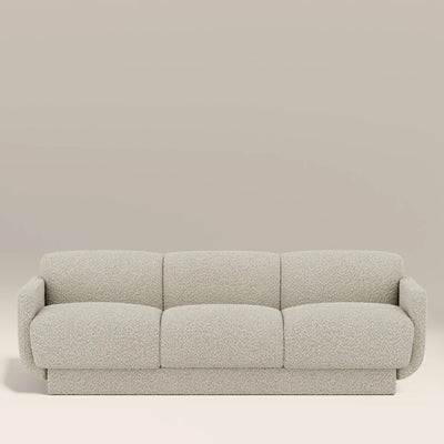 Laura Ashley UK Connick 3 Seater Sofa | Speckled Stone Sustainable Boucle