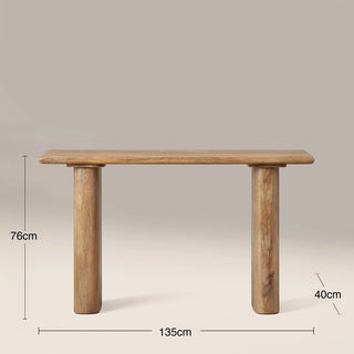 Laura Ashley UK Ledbury Wooden Console Table | Dark Mango Wood