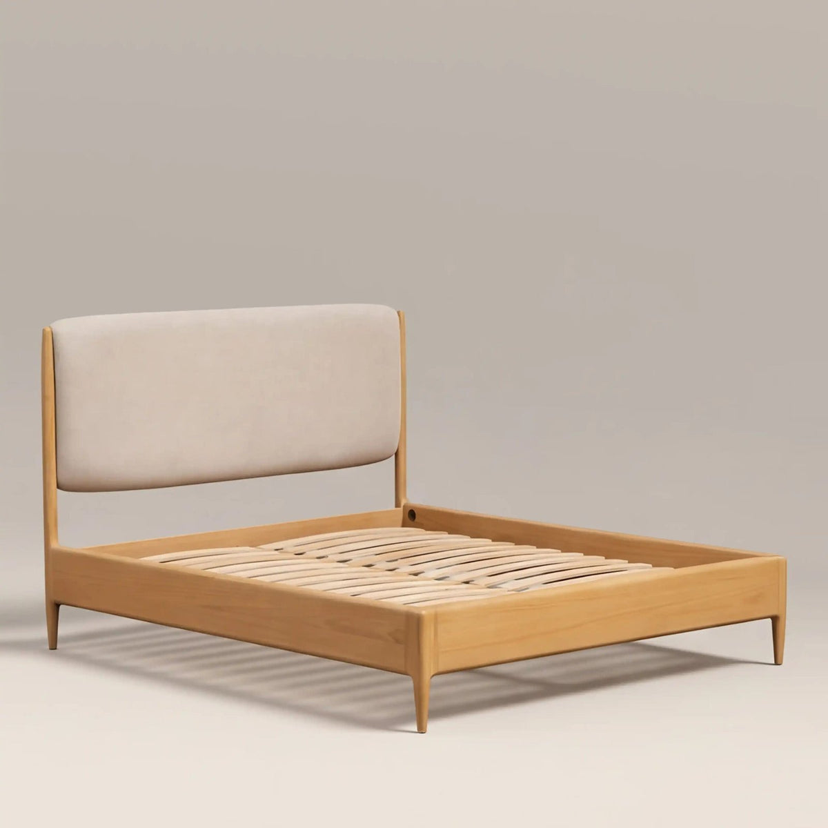 Laura Ashley UK Percy King Bed | Ivory Fabric & Oak
