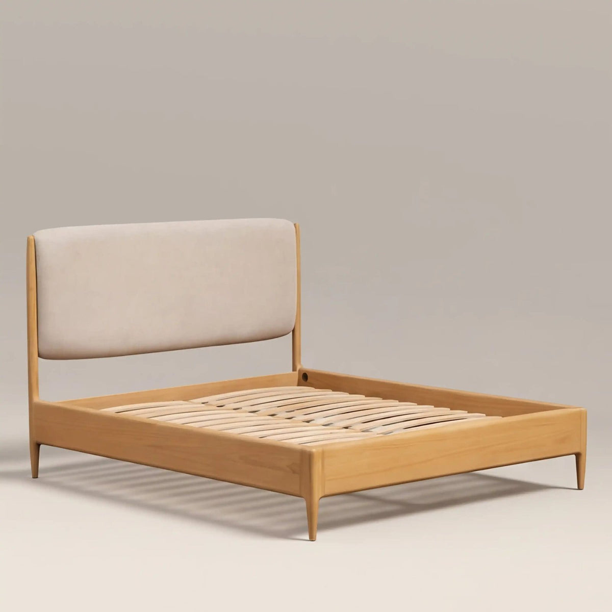 Laura Ashley UK Percy Super King Bed | Ivory Fabric &amp; Oak