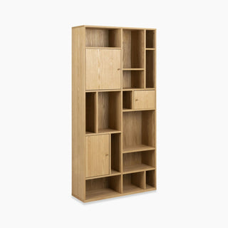 Laura Ashley UK Rangoon Large Wooden Bookcase | Oak