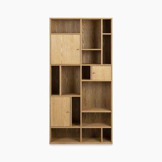 Laura Ashley UK Rangoon Large Wooden Bookcase | Oak