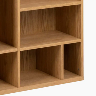 Laura Ashley UK Rangoon Large Wooden Bookcase | Oak