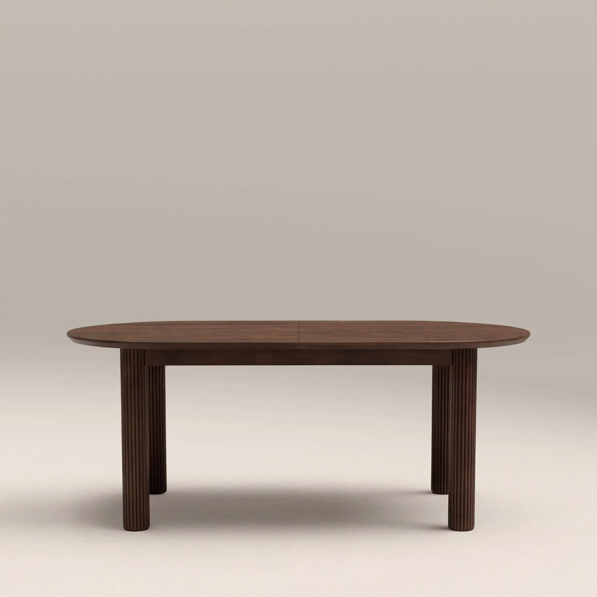 Laura Ashley UK Skylar 6-8 Seat Oval Extendable Wooden Dining Table | Walnut