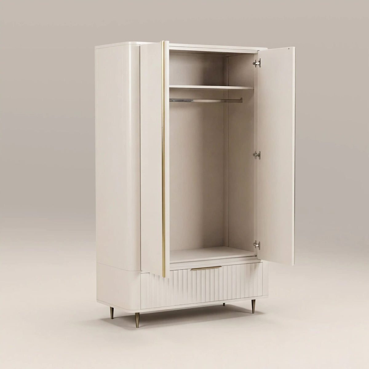 Laura Ashley UK Suvi Double Wardrobe | Ivory