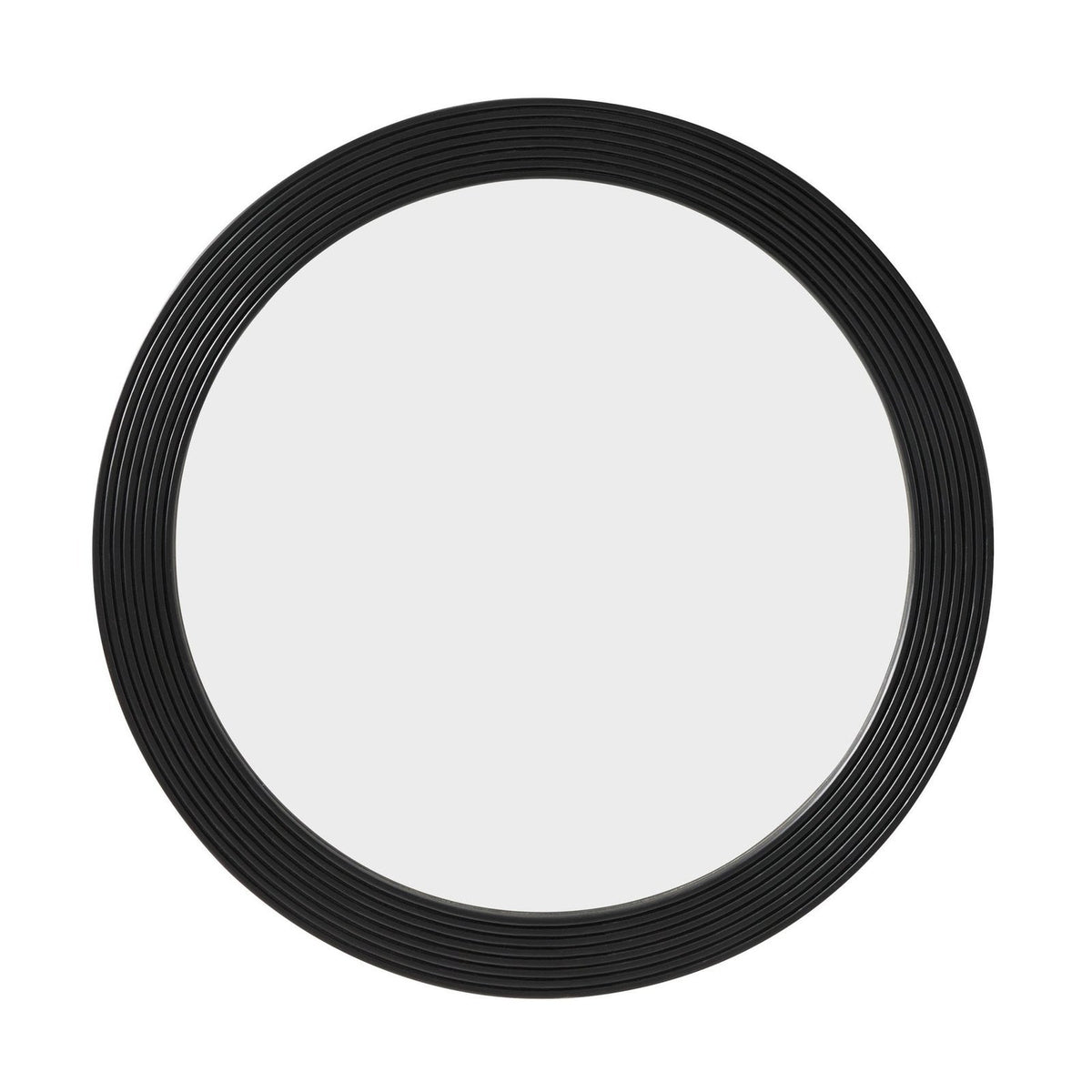 Cyrus Circle Wood Mirror - Black – Feather & Black