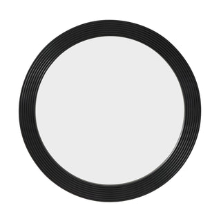 Cyrus Circle Wood Mirror - Black – Feather & Black
