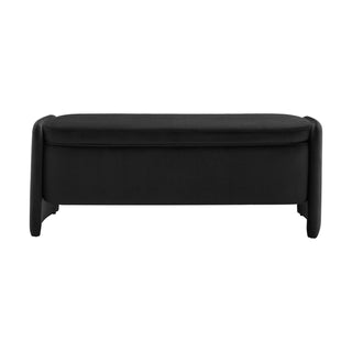Didsbury Curved Storage Bench - Ink – Feather & Black