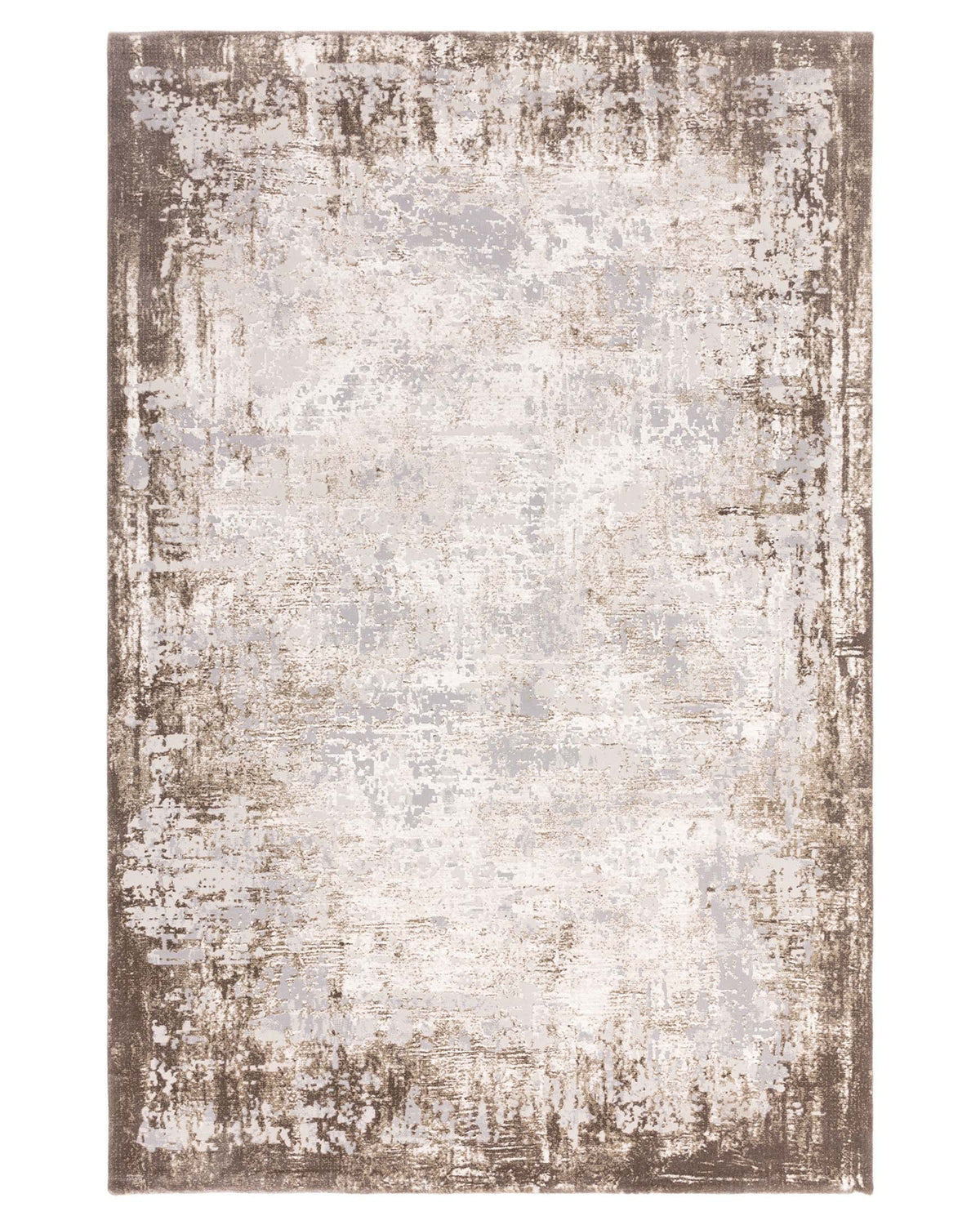 Distressed natural Laura Ashley UK textured medium rug