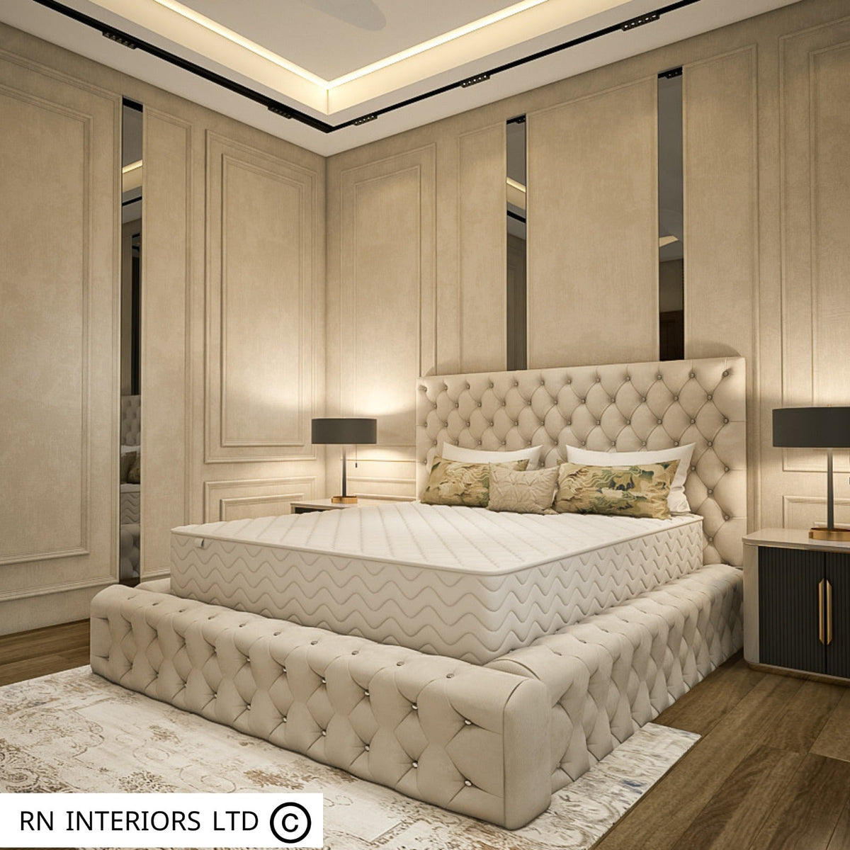 Double Bed Frame - LauraAshley Ambassador Bed - Beds Sale