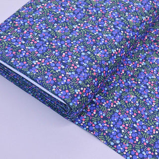 Dressmaking Berries Cotton Lawn - Laura Ashley Blue and Pink - Warwick