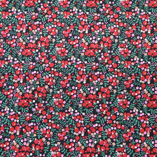 Dressmaking Berries Cotton Lawn - Red and Black - Warwick – Laura Ashley LA